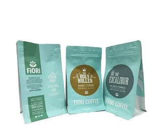 Full Printing Aluminum foil laminated side gusset coffee bag with valve , plastic coffee bag with coffee design supplier