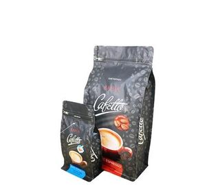 coffee bag /al foil standing zipper bag with valve wholesale packaging bag manufacturer supplier