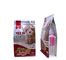 100% Food Grade Dog Cat Treat Packaging Block Square Flat Bottom Zipper Stand up Pouch Plastic Pet Food Bag supplier