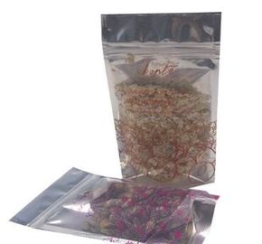 Clear Aluminum foil stand up Food packaging mylar k bags with k supplier