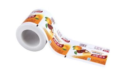 Plastic Food Wrapping Film / Custom Printing Sachet Packaging roll film / Red Plastic Film Roll supplier