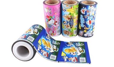 Custom print packaging plastic aluminum foil laminating roll film supplier