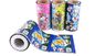 Printing Aluminum foil food packaging film/plastic printed laminated packing film roll for snack supplier