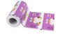 snack PE Food Material  film on roll custom printing logo snack packing roll film supplier