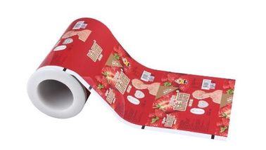 Printing Plastic Food Wrapping Cookie Roll Film Stock OEM plastic roll film supplier