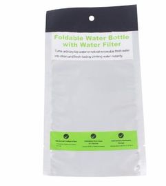 Printing 3 side sealed Aluminum Foil plastic packing bag for seeds with hanger supplier