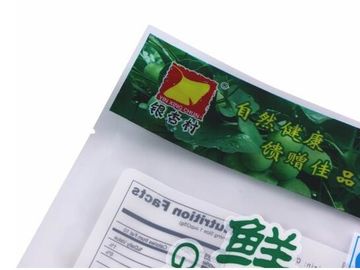 Custom Printing 3 side sealed OPP laminated snack plastic packaging bag for vegetables supplier