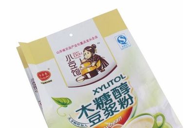 Flexible printing Eco-friendly resealable food grade PE plastic packaging bag for milk packing supplier