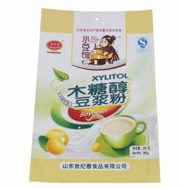 Flexible printing Eco-friendly resealable food grade PE plastic packaging bag for milk packing supplier