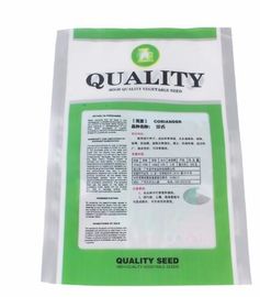 Printed PE material  heat seal small 3 side sealing plastic bag for spice seeds supplier