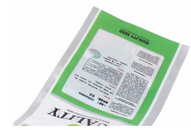 Printed PE material  heat seal small 3 side sealing plastic bag for spice seeds supplier