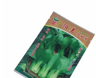 Full Printing LDPE plastic 3 side sealing plastic packaging bags for seeds packing supplier