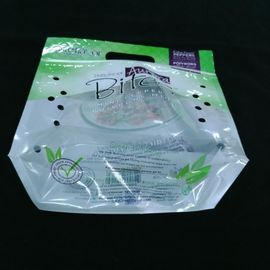 High quality Custom printed grape packaging plastic PP k bag with hole punch supplier