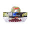 Printing OPP Zipper Food Grade Plastic Packaging Bags for For Fresh Fruit and Vegetables with Holes and Hanger supplier