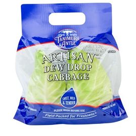 8 Colors Printing Plastic opp reusable zip lock frozen lettuce fresh vegetable packaging bag with holes supplier