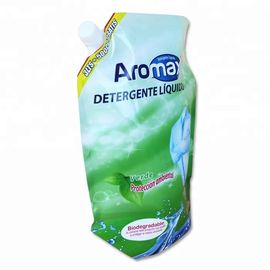 Aluminum Foil Spout Pouches Custom Print Doypack Fabric Softener Packaging For Laundry Detergent/Washing Powder supplier