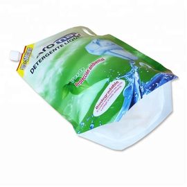 Aluminum Foil Spout Pouches Custom Print Doypack Fabric Softener Packaging For Laundry Detergent/Washing Powder supplier