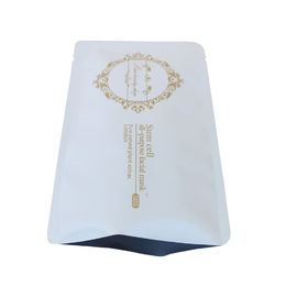 Heat Seal Customized Printed Aluminum Foil Facial Mask Packaging Bags With Tear Notch supplier