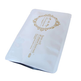 Heat Seal Customized Printed Aluminum Foil Facial Mask Packaging Bags With Tear Notch supplier