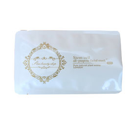 Heat Seal Customized Printed Aluminum Foil Facial Mask Packaging Bags With Tear Notch supplier