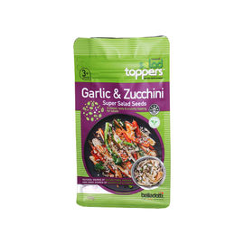 Colorful Stand up k plastic aluminum foil food grade resealable Plastic Flat Bottom Bags supplier