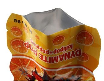 Food grade Bottom gusset Printed Heat Seal shape Plastic Bag For Candy Packing supplier