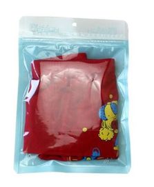 Zipper Lock Top clothing custom printed pouch plastic bag for cloth supplier