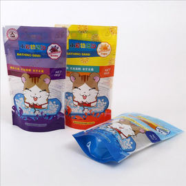 Custom Logo Print Heat Seal Aluminum Foil Food Packaging Zipper Plastic Pouch Bag Factory supplier