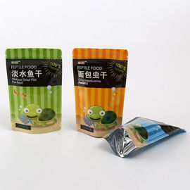 Custom Logo Print Heat Seal Aluminum Foil Food Packaging Zipper Plastic Pouch Bag Factory supplier