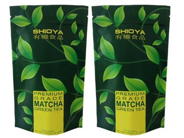 Hot Stamping Matt Black Stand Up With Zipper Roasted Coffee Packaging Pouch Bags supplier
