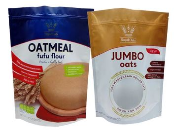 Food Packing Stand up Zipper Plastic Bag Custom Printed Doypack k PET Food Bag supplier