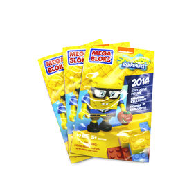 custom toy plastic packaging pouch Mini packaging bag three side seal resealable sachet supplier