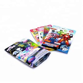 aluminum foil toy packaging full color plastic resealable bags supplier