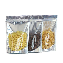 3 sides heat sealed k top foil lined food grade plastic packaging bags for beef jerky supplier