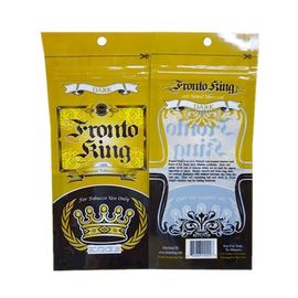 OEM ODM Gravure Printing Smell Proof Zip Lock Hemp Plastic Bags Blunt Wraps Cigar Tobacco Packaging Pouch with Hole and supplier