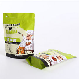 biodegradable matte finish customize stand up pouch bag with zipper supplier