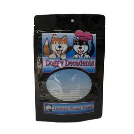 250g Custom printed Plastic Dog Pet Food Packaging Bag with Zipper and window supplier