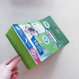 250g Custom printed Plastic Dog Pet Food Packaging Bag with Zipper and window supplier