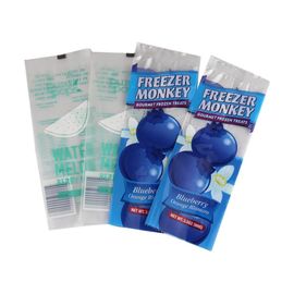 Customized popsicle printed plastic packaging bag/Clear Wrappers Plastic frozen sucker pouch supplier