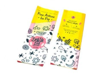Food grade popsicle wrapper packaging bag Cheap custom printed cheap plastic opp bags supplier