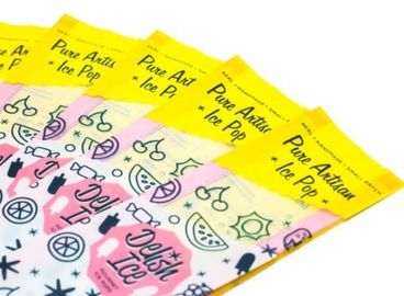 Food grade popsicle wrapper packaging bag Cheap custom printed cheap plastic opp bags supplier