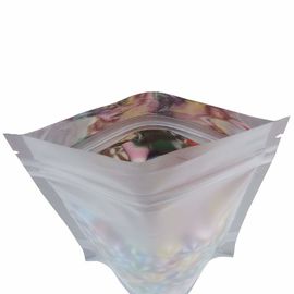 Stand Up Clear Silver Zip Lock Resealable Aluminum Mylar Foil Plastic Packaging Bag supplier