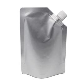 Custom 500ML k Reusable Standing Up Aluminum Foil Clear Plastic Food Packaging Drink Pouch Bag With Spout supplier