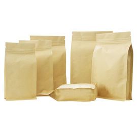 Resealable Snack Stand up Zipper Pouch Plastic Aluminum Foil Lined Kraft Packaging Food Paper Bags with Window supplier
