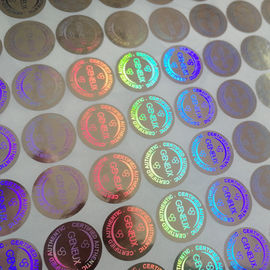 Custom design secure label packaging / shining 3D hologram label / adhesive hologram sticker supplier