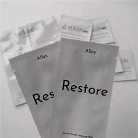 mylar Aluminum foil face mask packaging facial cream bag/Plastic cosmetics sachet Bags supplier