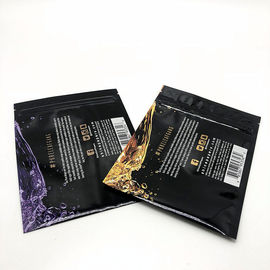 Custom mario carts Small 3 sides heat seal flat bags with glue lip for packaging tobacco supplier