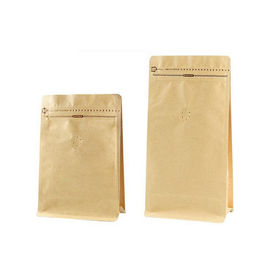 Eight-sided zipper bag flat bottom black aluminum foil k bags stand up pouches for air valve coffee bean wholesale supplier