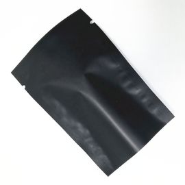 Matte Open Top Mylar Black Vacuum Heat Sealing Packing Plastic Bag Aluminum Foil Bag supplier