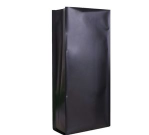 stand up Eight Side flat bottom Matt aluminum foil Flat Coffee Bags supplier